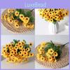 Искусственный букет подсолнухов Annuus, подходящий для гостиной и оформления мероприятия