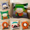 Cartoon Anime Funny South Park-P Pillow Case Silky Elegant Comfort Sofa Bed Invisible Zipper Beach Pillowcase