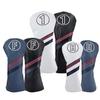 Чехол для головки клюшки для гольфа, утилити, fairway wood, driver, UT, водонепроницаемый, одиночный предмет, набор из 4 предметов, однотонный темный (белый FW 1 шт.) спортивные наружные