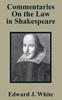 Книга Commentaries On the Law In Shakespeare
