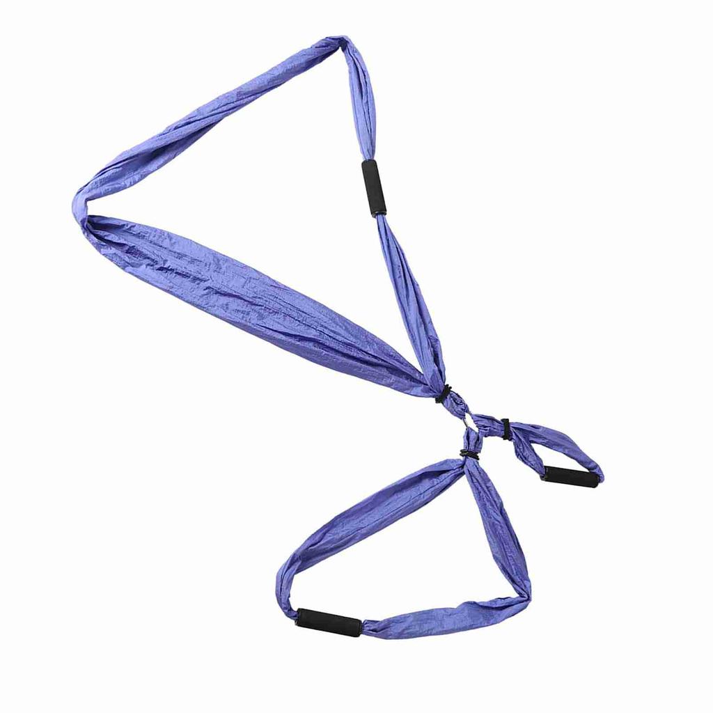 Aerial Fitness Hanging Grip Inversion Trapeze Swing Sling Hammock(Blue Green)