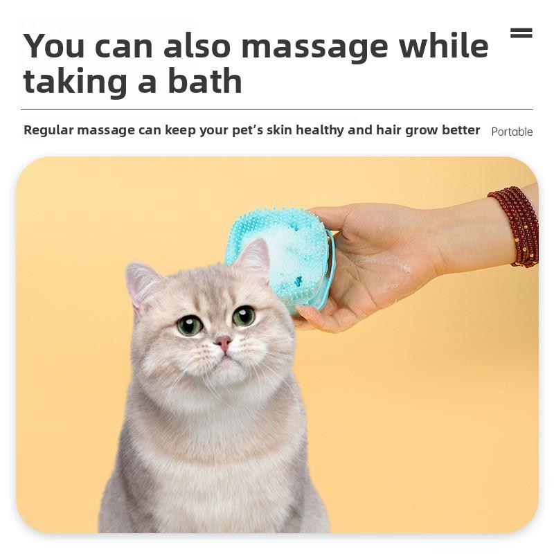Pet Scrubbing Wonder, Dog Silicone Brush, Bathing, Cat Special Cleaning, Bathing and Beauty Tool