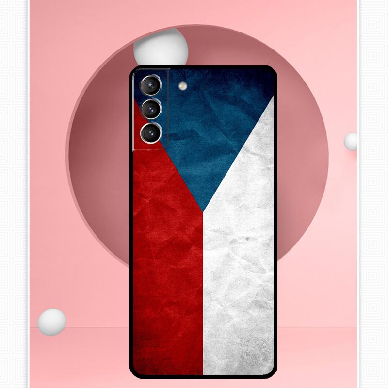 Чехол с чешским флагом для Samsung Galaxy S24 S23 S22 Ultra Note 10 Plus Note 20 S9 S10 S20 S21 FE, задняя крышка