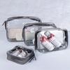Travel Transparent Zipper Waterproof Makeup Case Cosmetic Bags Storage Pouch Toiletry Bag