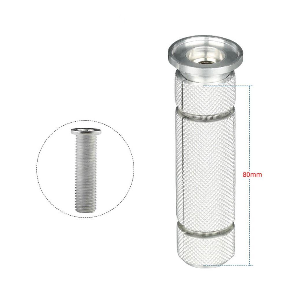 Aluminum Alloy Bicycle Fork Steerer Silver Star Nut Adjuster Carbon Compression Plug  Bicycle