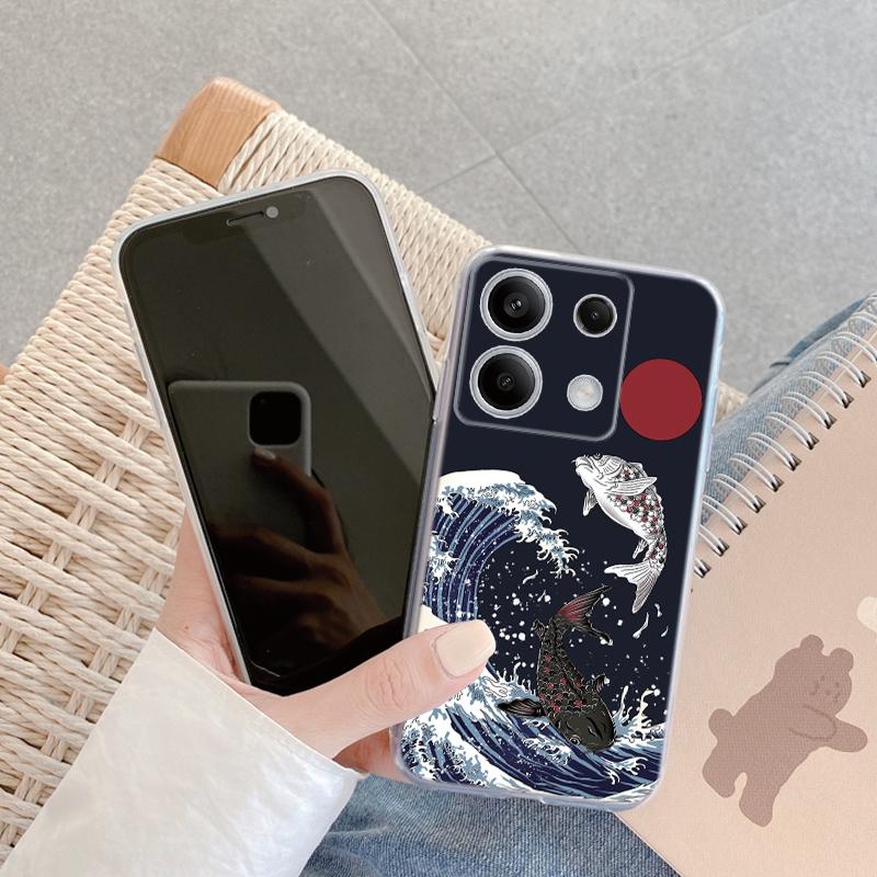 Роскошный белый чехол-журавль для iPhone Samsung A55 M34 S24 Xiaomi Redmi 13 Pro 14C Huawei Honor противоударный бампер для телефона TPU с защитой от царапин прозрачная задняя крышка