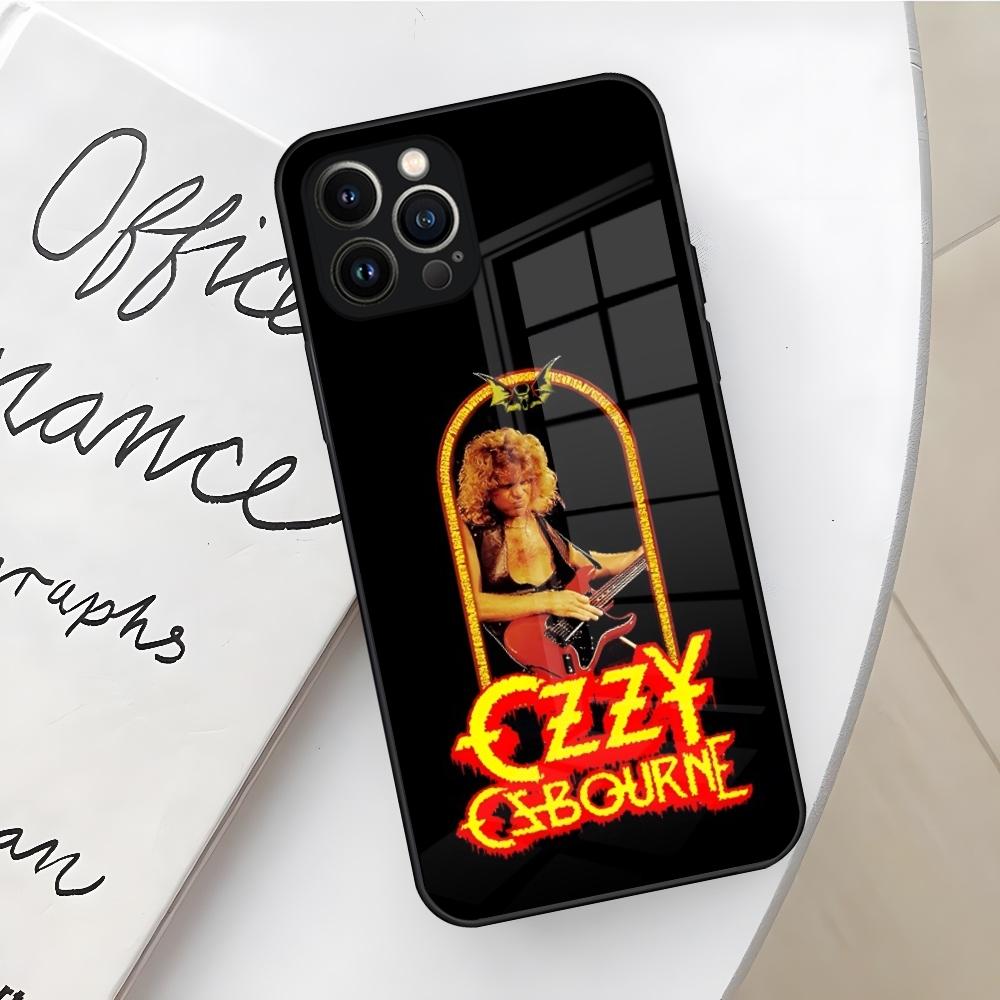 Чехол для телефона Rock Band O-Ozzy Osbourne для Iphone 16 15 14 12 11 13 Pro Max Mini X Xr Xs Se 8 Puls стеклянный Чехол