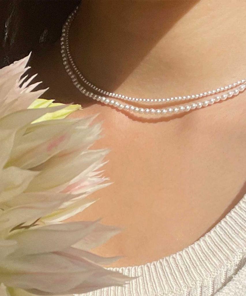 Серебряное ожерелье с жемчугом Persy