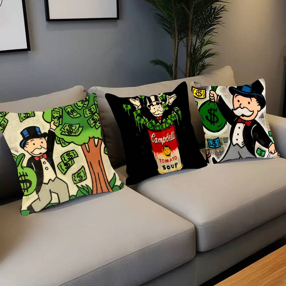 Игровой M-MonopolyS Наволочка Домашний Декор Плед Для Дивана Кровати Автомобиля Декор Комнаты Идея Подарка
