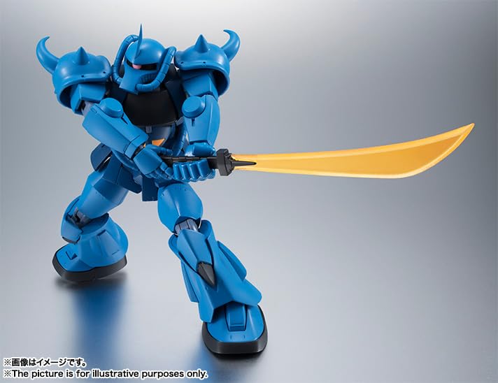 TAMASHII NATIONS ROBOT SPIRITS Мобильный доспех Гандам Гуф Приблизительно 125 мм ПВХ АБС Окрашенная Подвижная фигурка MS-07B вер. АНИМЕ. (Переиздание) &