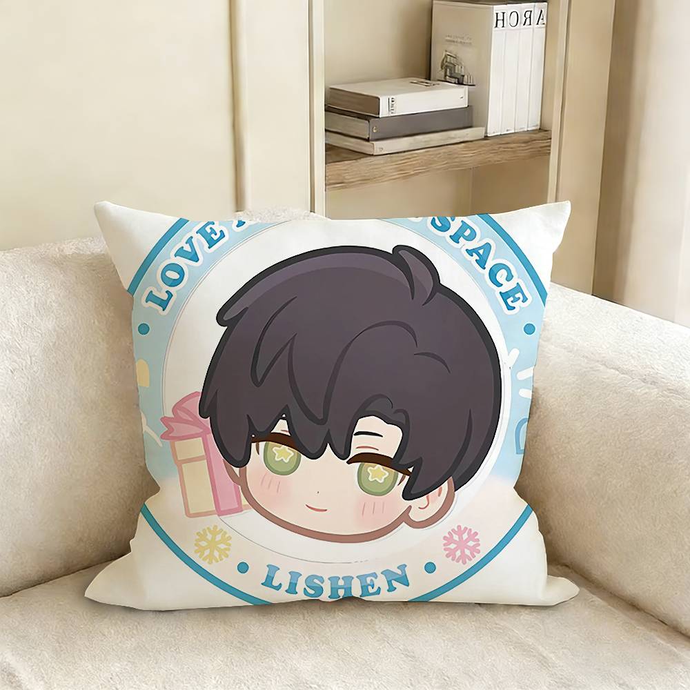 LLove and DDeepspace Q Version Xavier Zaynie Sylus Rafayel Various Sizes Square Pillow Case For Car Home Bedchamber Decor