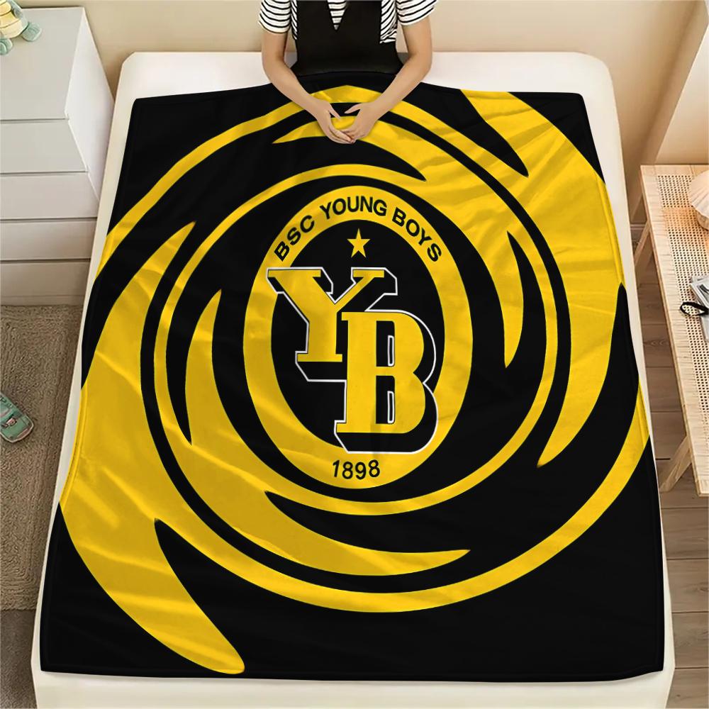 1PC BVB Print Flannel Blanket, High quality All Seasons, Home Decor, Warmth and Comfort, Perfect for Christmas Gifts