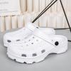 Модные детские классические мужские клоги, тапочки, мужская садовая обувь, уличная дышащая обувь с отверстиями, унисекс, для отпуска, летние мужские сандалии, сандалии из ЭВА
