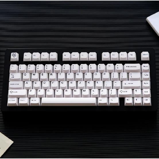GMK WOB/wOB Колпачки для клавиш Double Shot 114 клавиш PBT Профиль Cherry Раскладка Alice Белые Черные Колпачки для Механических Клавиатур Клавиши 7u