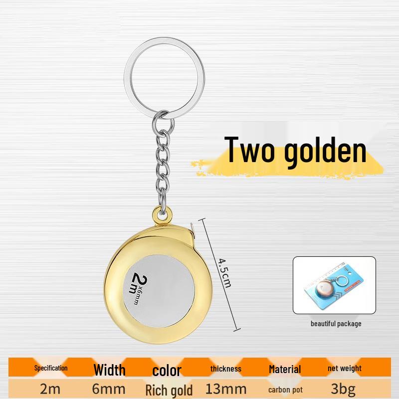 Компактная 2-метровая мягкая стальная рулетка - Высокоточная портативная карманная линейка