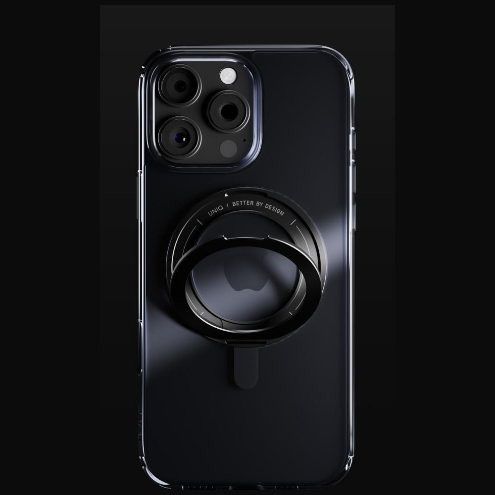 Etui do iPhone 16 Pro Max UNIQ 360 Rotating Kickstand Czarne