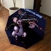 1PC Gremlins Christmas Umbrella-8-Rib Reinforced, Automatic Open, Lightweight & Durable, Cute Fashion Accessory for Outdoor-T169