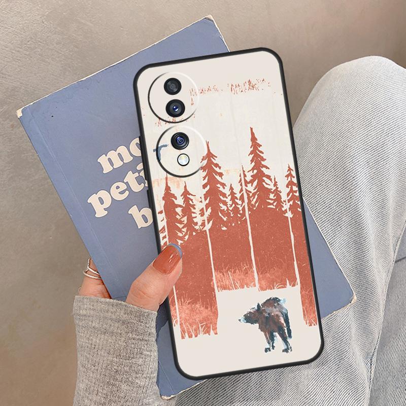 Чехол Wild MountainsMoon Lake для Honor Magic 8 Pro 5 6 7 Lite Чехол для Honor 200 400 90 70 50 X8a X8b X9a X9b X9c