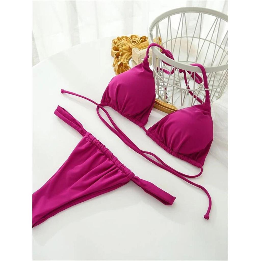 Сексуальные морщинистые стринги с высоким вырезом, женские купальники, женский купальник, комплект из двух частей, купальный костюм, купальный костюм для женщин