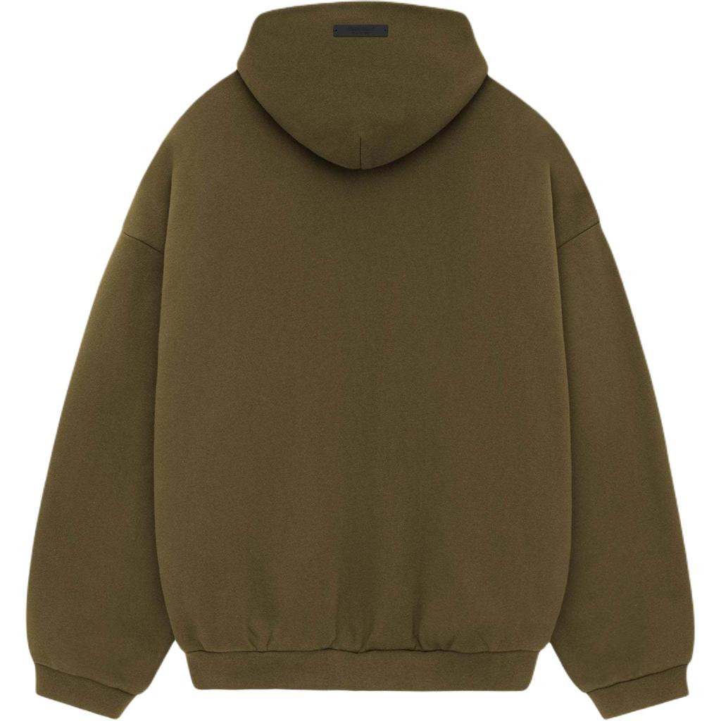 Fear of God Мужская флисовая толстовка с капюшоном Essentials Olive, цвет зеленый 192BT246254F