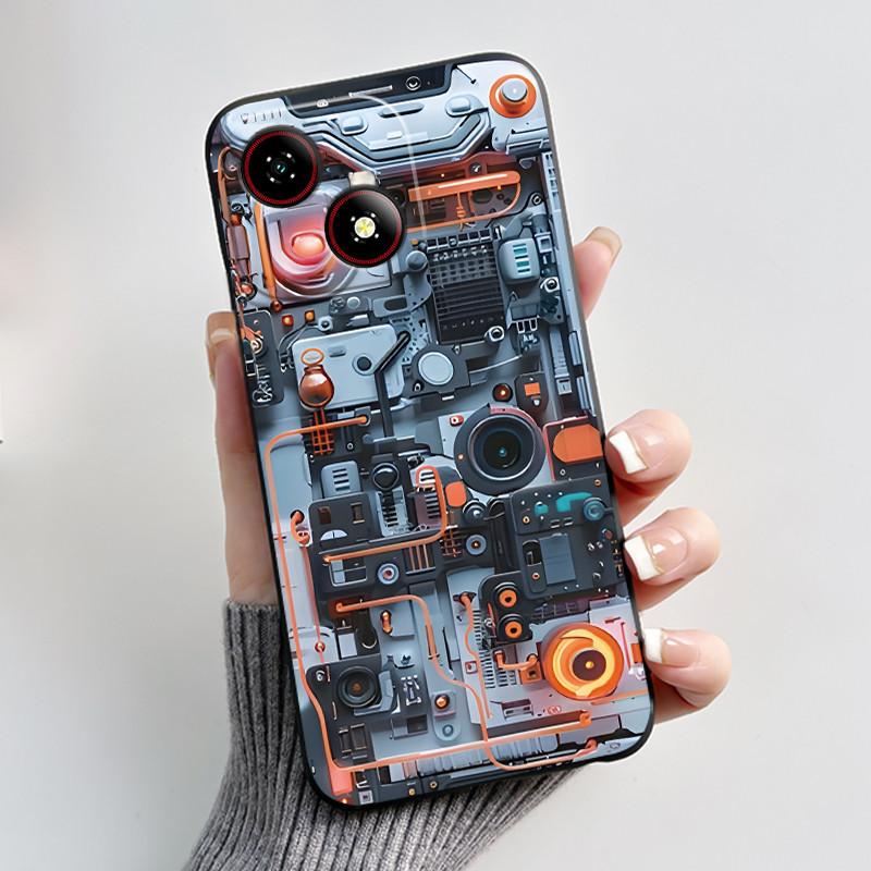 Для ZTE Blade A35e Чехол Роскошный Милый Крутой Мальчики Девочки Мягкий Матовый Силиконовый Задний Чехол Для ZTE Blade A35e Телефон Сумка Оболочка BladeA35e