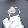 Lindon Classic 925 Sterling Silver Zircon Ring Ladies Jewelry Wedding Promise Party Gift