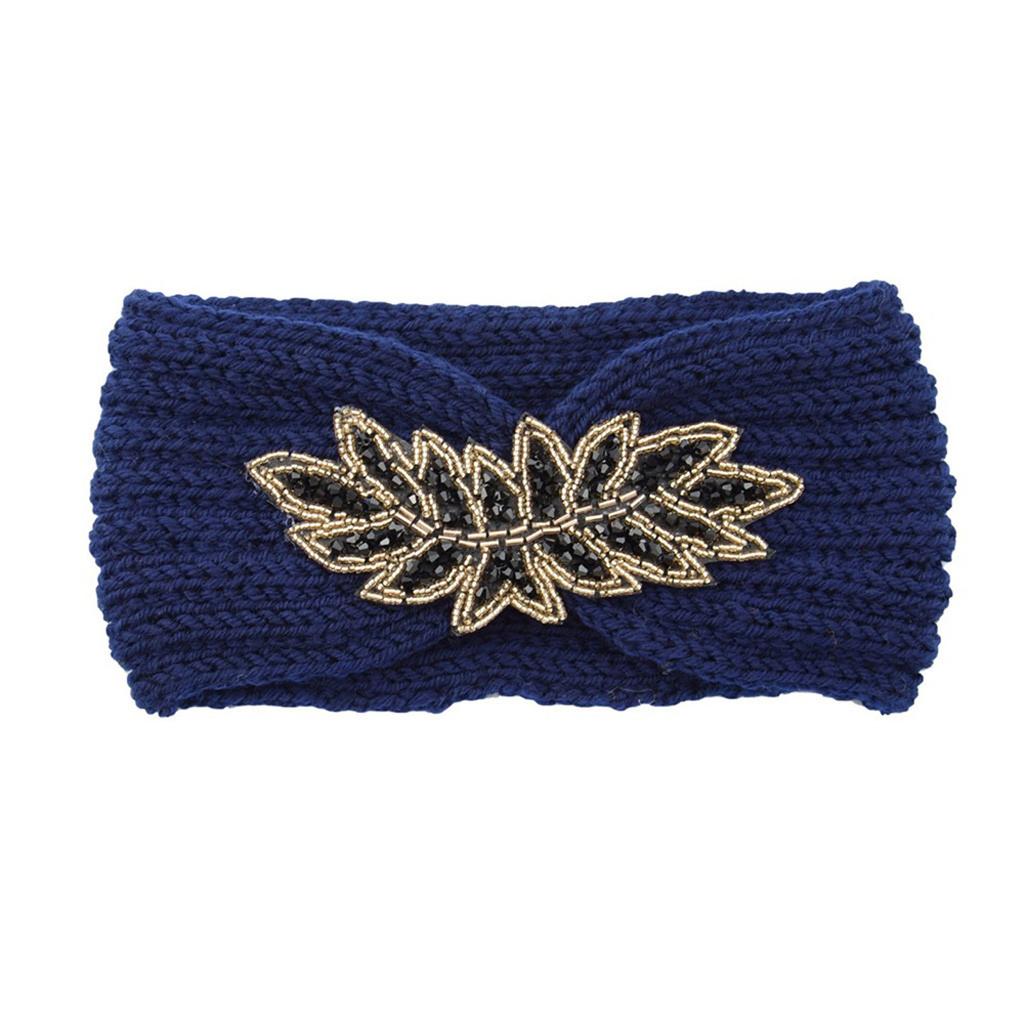 Модная женская однотонная спортивная повязка для волос на голову, термальная повязка для волос для девочек