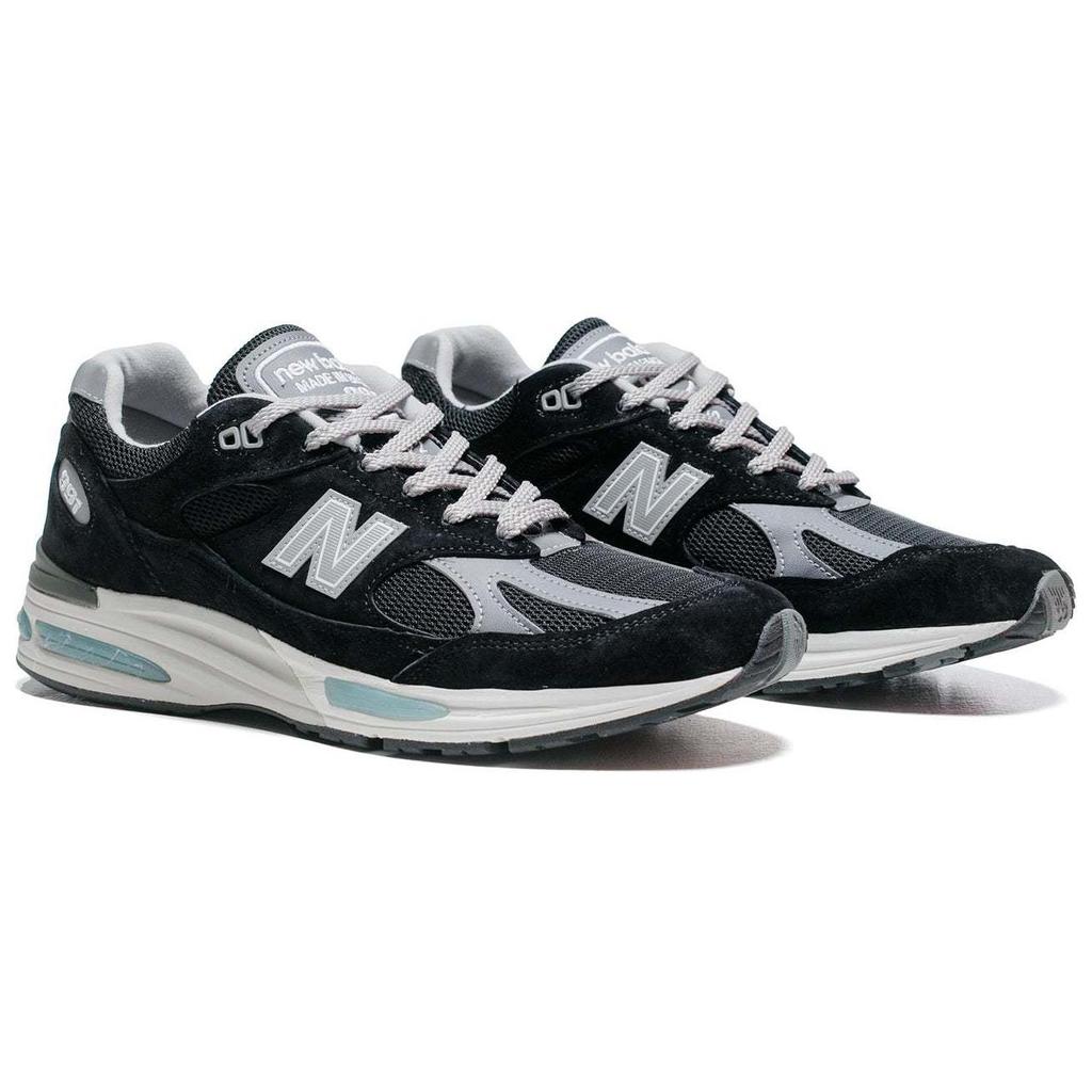 New Balance 991v2 Черные кроссовки унисекс «Сделано в Англии», серые U991BK2