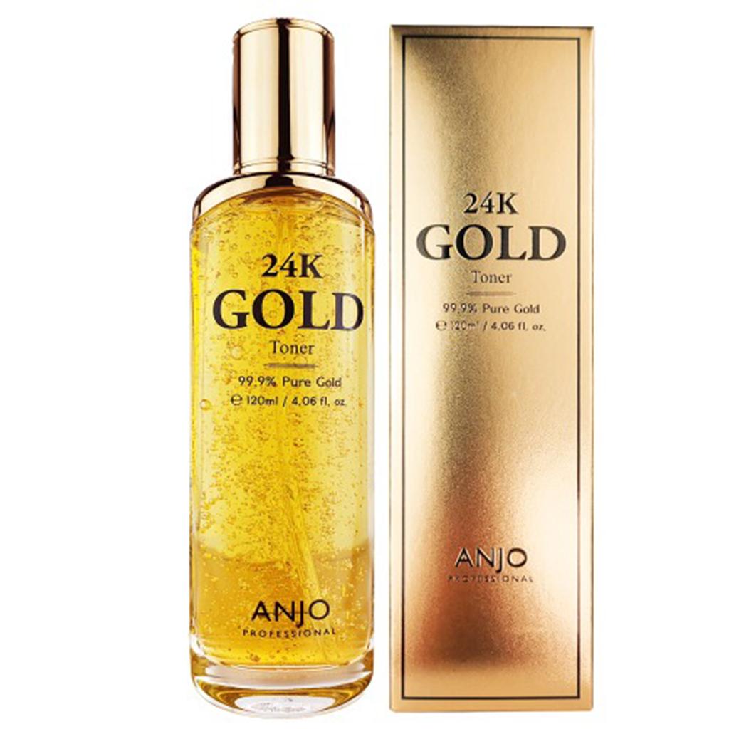 ANJO 24K Gold Тонер, Эмульсия 120мл (3 варианта)