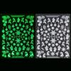 Nail Art Slider DIY Manicure Glow In The Dark Christmas 3D Luminous White Snowflakes Nail Sticker