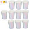 20 шт. бумажные стаканчики для питья, компостируемая чашка, перерабатываемая чашка для сока для вечеринки, кофе, чая