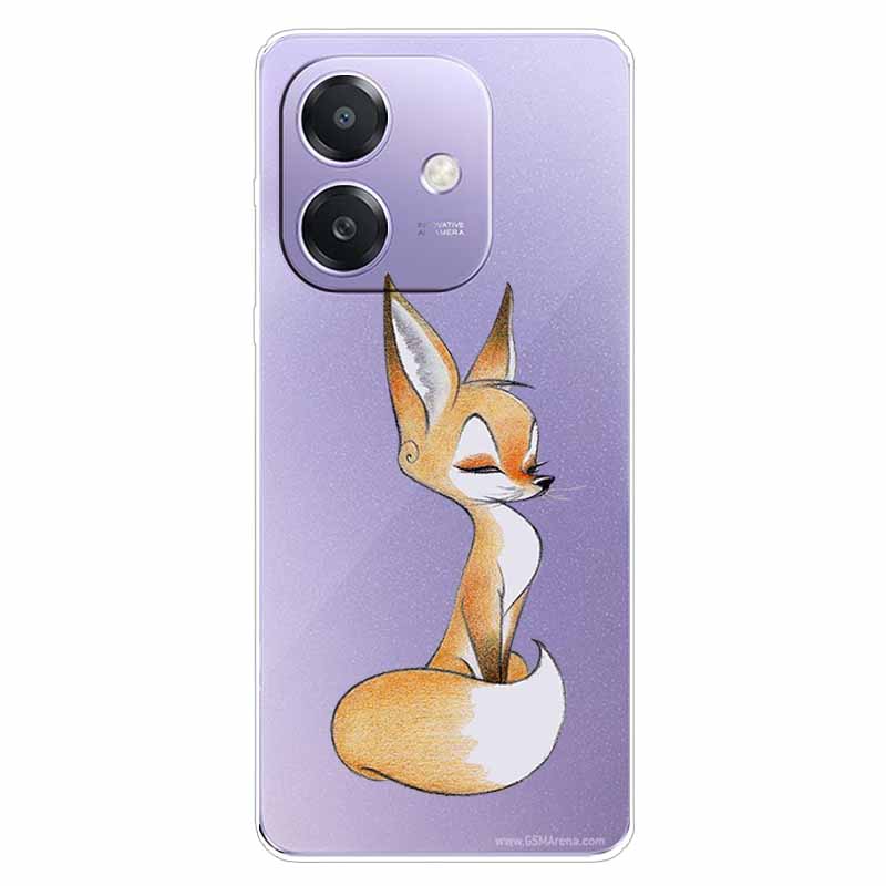 Для Oppo A60 5G CPH2683 Чехол OPPO A40 4G CPH2669 Прозрачный Мягкий Силиконовый ТПУ Чехол с Рисунком для A60 5G Прозрачный Мягкий ТПУ Чехол A40 4G