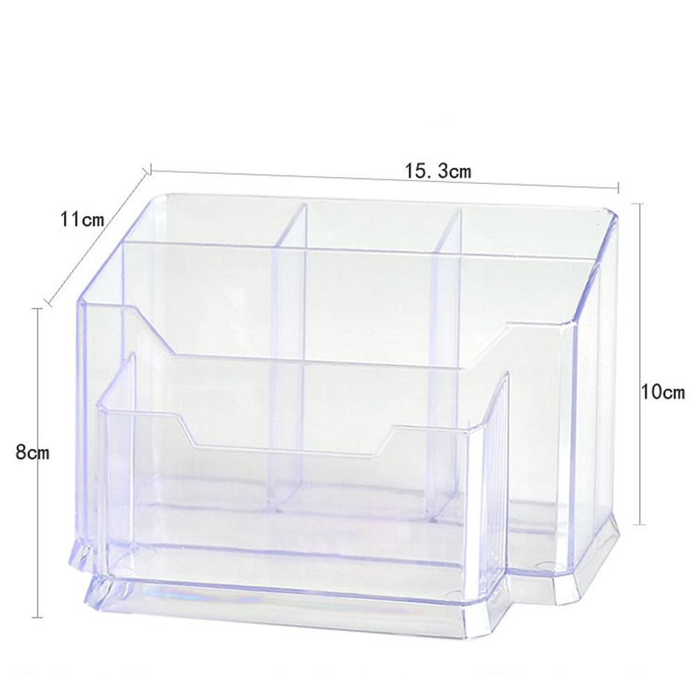 Большая вместительная коробка для хранения ручек, карандашей, держатель для ручек, настольный органайзер для канцелярских товаров, ювелирных изделий, косметический ящик для макияжа, контейнер-коробка