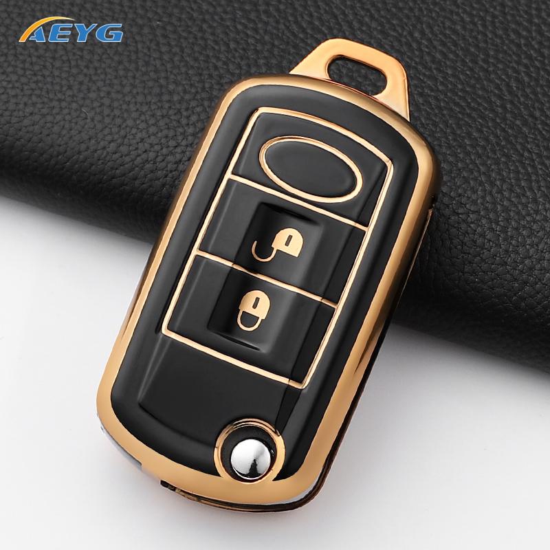 Модный чехол-оболочка из ТПУ для автомобильного ключа Range Rover Sport Vouge Land Rover Discovery 3 2006 2007 2008 2009 Бесключевые аксессуары