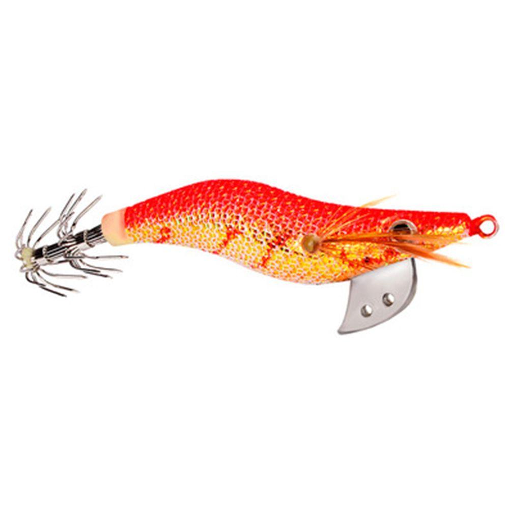 2.0# 2.5# 3.0# Jigs Luminous Lifelike Squid Hook Wood Shrimp Lures Octopus Bait Fishing Tackle