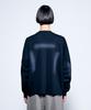 ZENSAI Double-Tuck Spray Wash Long Sleeve T-Shirt Black