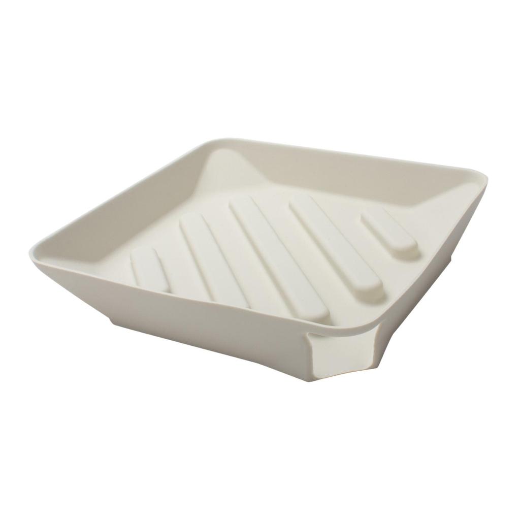 Draining Tray Silicone Sponge Holder Versatile Heat Resistant Organizer Dish Drying Mat for Kitchen Sink Area