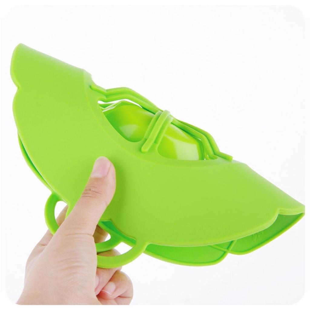 Spill Stopper Cover Boil Over Safeguard Silicone Lid Stops Pot Kitchen Tool KTY