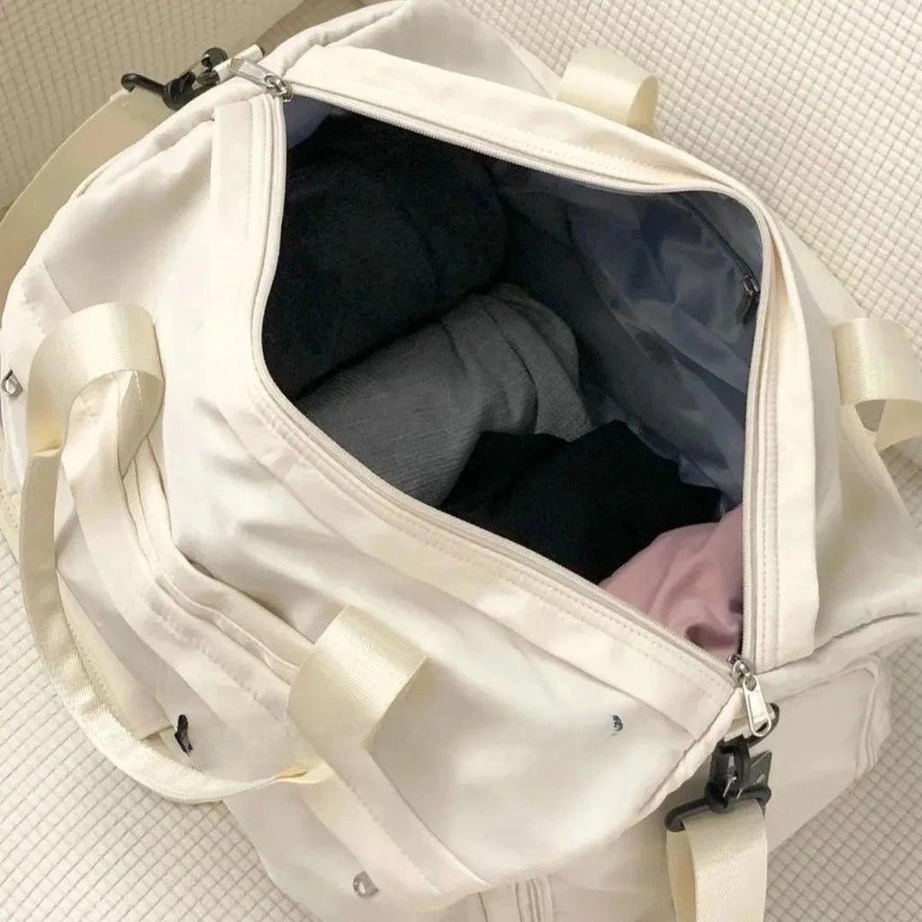 Сумка для тренировок через плечо, спортивная сумка для плавания и фитнеса для женщин, для сухого и мокрого разделения, большая вместительная сумка для путешествий, сумка через плечо