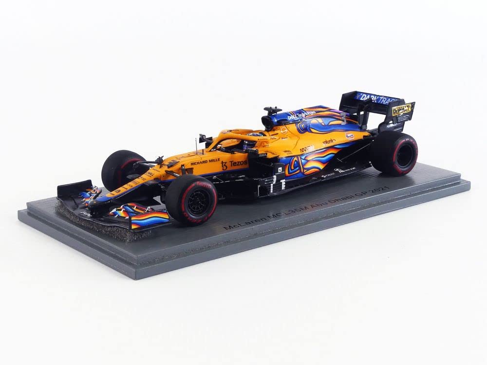Spark McLaren MCL35M 2021 F1 Гран-при Абу-Даби Риккардо 1/43 #3 Д.