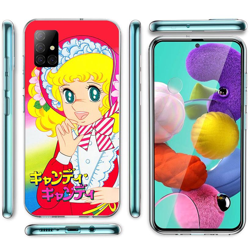 Anime Candy Cover Phone Case For Samsung Galaxy A12 A22 A32 A52 A72 A02S Phone Case Note 20 Ultra 10 S10 Plus A51 A71 A50S A20S