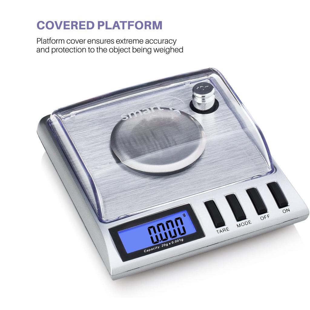 20 г x 0,001 грамм, высокоточные цифровые миллиграммовые ювелирные весы, перезагрузка, весы для ювелирных изделий и драгоценных камней, калибровочные гири и пинцет(30 г вариант)