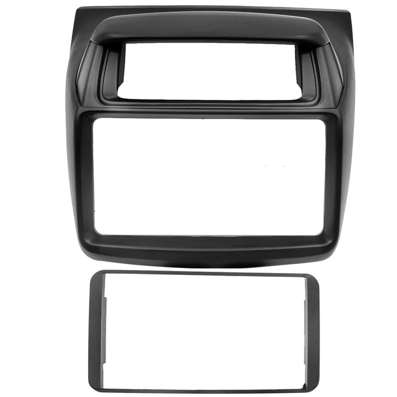 2 Din радио рамка DVD стерео панель для установки приборной панели комплект отделки лицевая панель для Mitsubishi Pajero Sport Triton L200 2014+