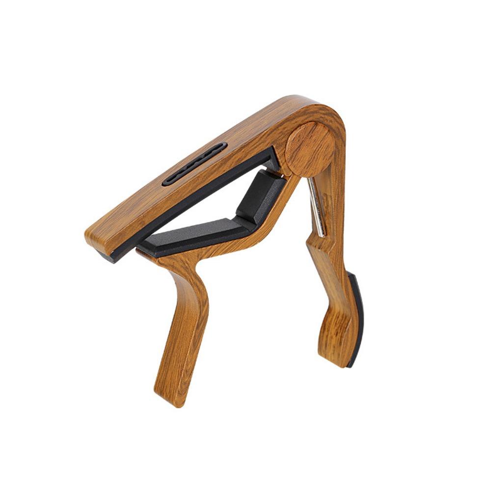 Stable Rubber Padded Guitar Capo Aluminum Zinc Zinc Alloy Violin Tune Change Clamp Guitar Pick Holder Banjo