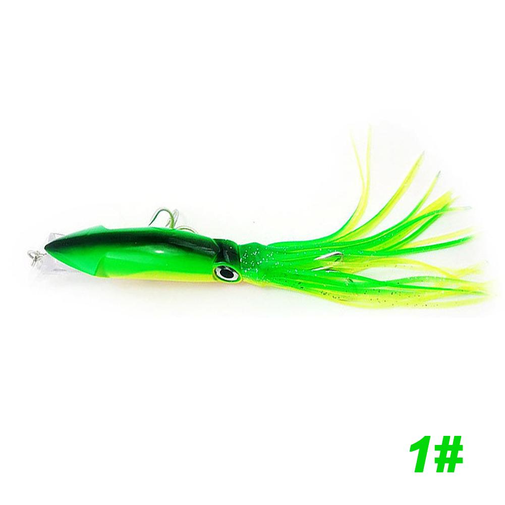 1 шт. 14 см/40 г приманка с усами тройной крючок дизайн морской рыбалки осьминог дальний заброс приманка рыболовные снасти аксессуар