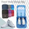 Подвесной дорожный мешок для обуви Дышащий сетчатый мешочек для упаковки обуви Портативный мешок для хранения обуви Нижнее белье