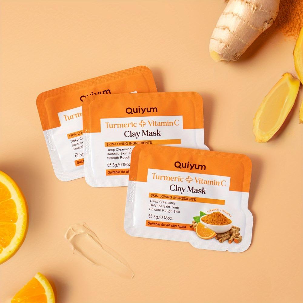 Маски для лица с куркумой и витамином С, обладающие глубоко очищающими и увлажняющими свойствами