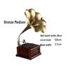 Ретро Граммофон Проигрыватель Виниловых Пластинок с Большим Рупором - Домашний Декор и Украшение для Фотосессий