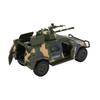 1:32 Alloy Military Alloy Model Car Sound and Light Pull Back Off Road Vehicle Model for Children