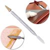 Головка Dua, латунная головка, двухсторонняя кожаная кромка, масляная склейка, ручка-краситель, аппликатор, скоростной малярный валик, домашние инструменты для рукоделия из кожи